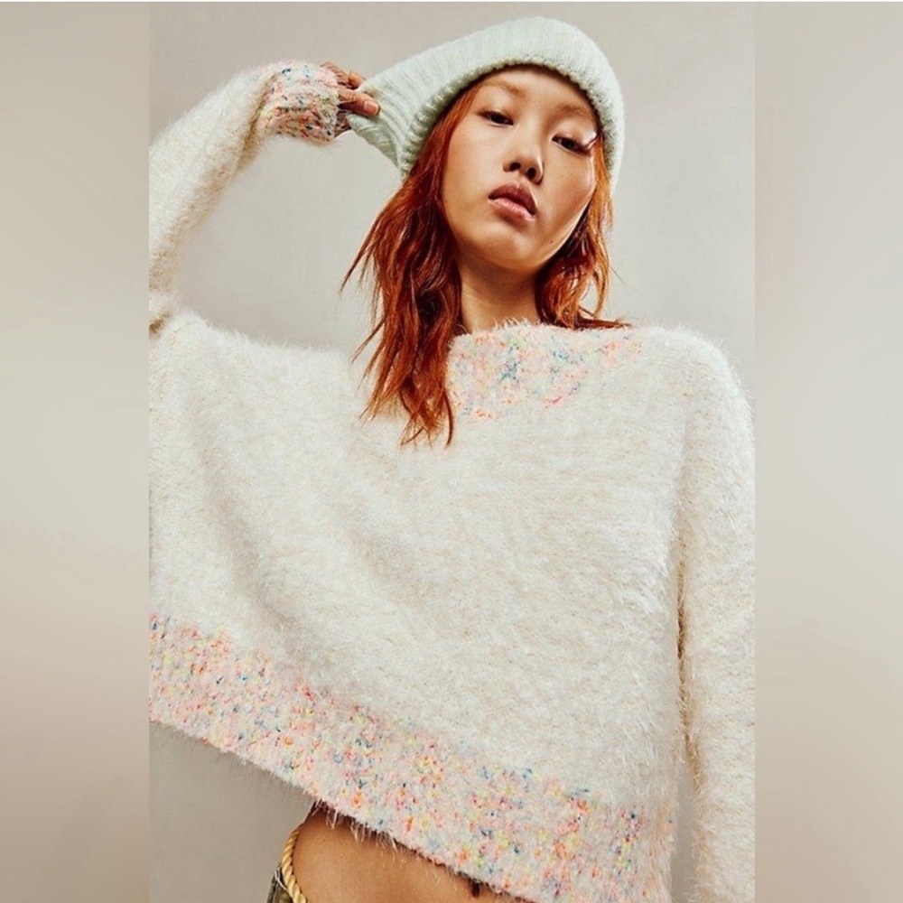 Free People multicolored sweater